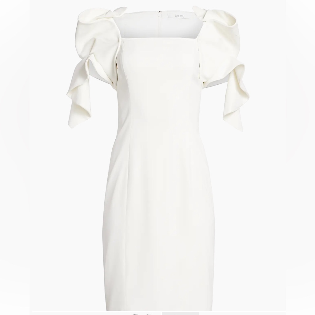 Badgley Mischka Origami Sleeve Dress Nwt Size 0